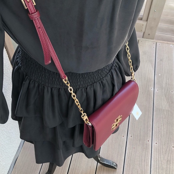 NWT Tory Burch Britten Combo crossbody Handbag - Picture 6 of 8